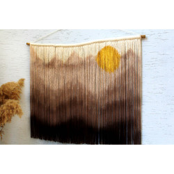 Makrome Boyama, Makrome duvar süsü