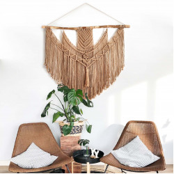 Makrome Duvar Süsü, Makrome Tasarım Büyük Duvar Dekoru